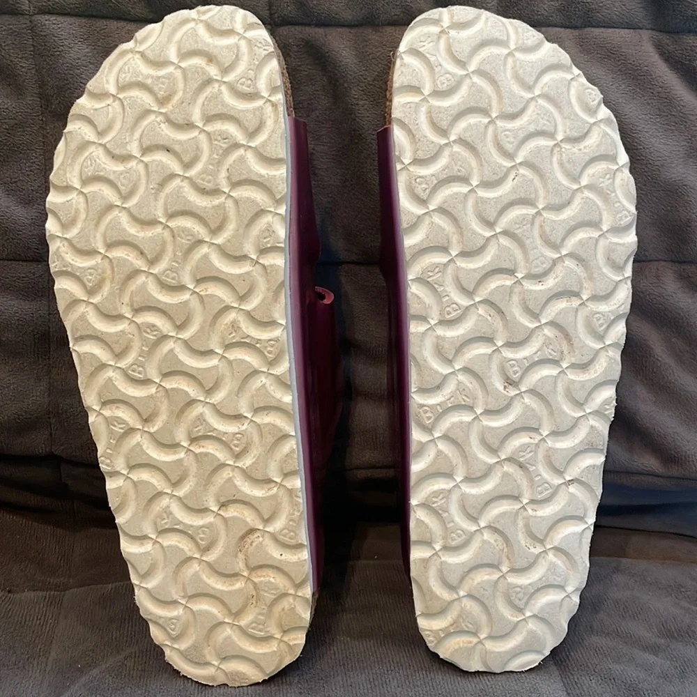 Birkenstock Womens Arizona SFB Fashion Rose Leather SUPER NICE!!! Sz 37 Womens 7 - Picture 8 of 16